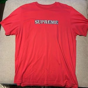 Supreme floral logo Tee